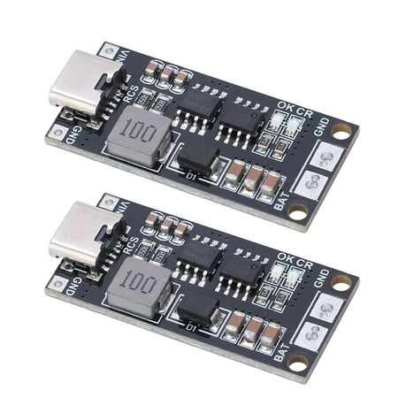 

Battery Charger Module 2S 8.4V Version 2Pcs Over Voltage Protection Type C To 8.4V Battery Module PCB For Battery Charger 4A