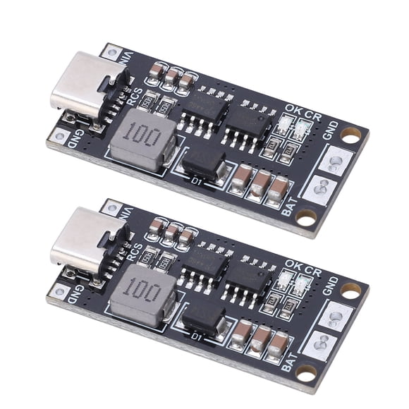 Módulo De Cargador De Batería, Módulo De Batería De Litio Boost 2S Tipo C A 8,4 V A Prueba De Desgaste Para Preservar Y Proteger El Voltaje De Carga,