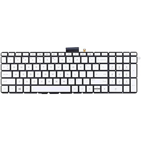 New US Silver English Backlit Laptop Keyboard (Without palmrest) for HP Envy 17-AE1 17T-AE000 17-AE008CA 17M-AE111DX 17M-AE011DX 17-AE013CA 17-AE051NR 17T-AE100 Light Backlight