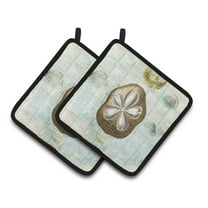 Carolines Treasures SB3027PTHD Pair of Pot Holders, 7.5HX7.5W, multicolor