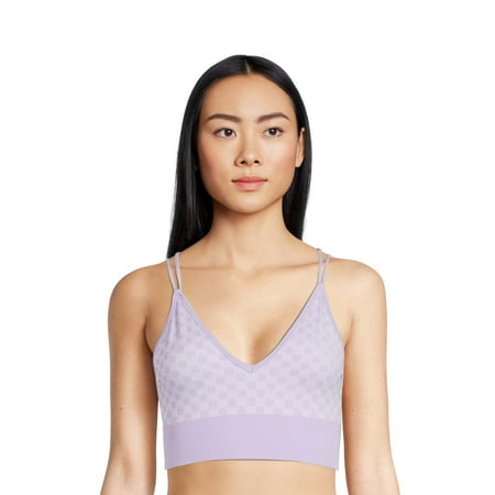 

No Boundaries Juniors Ribbed Plunge Longline Bralette Sizes to 3XL