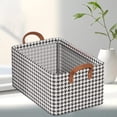 thumbnail image 2 of Portable Foldable Clothing Storage Box with Reinforced Handles, Breathable Fabric & Collapsible Design Organizer Bins, Support Finishing Box Multi Layer Classified Storage, 2 of 4