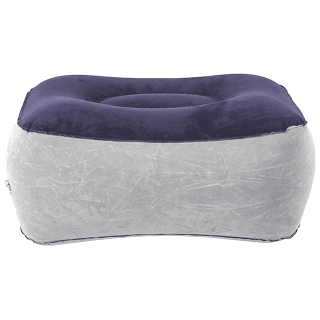 Almohada Inflable de PVC para Pies, Almohada de Viaje con Flocado, Almohadilla de Relajación, Almohadilla de Masaje de Pies para Exteriores