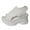 White, variant on High Chunky Platform Heels for Women Stylish Women'S Beach Sandals Thick Soled Sandals For Women Summer Mesh Breathable Fish Mouth Sloping Heel Sandals For Sports And Leisure Shoes
