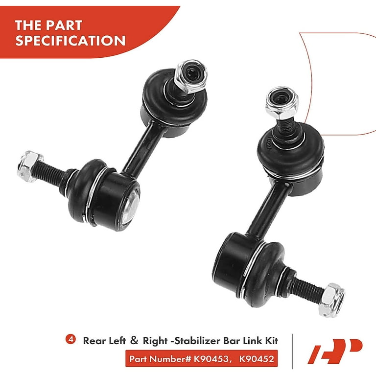 2005 Honda Civic 1.7L Suspension Kit - Ball Joints, Sway Bar Links & Tie Rod Ends