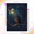 thumbnail image 1 of Pintura de diamante 5D de búho oscuro, mosaico de luciérnaga de bosque, espinas de punto de cruz, arte a mano, decoración de la pared del hogar, nueva colección 2023, 1 of 4