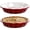 Red-53 OZ - Deep Dish, variant on Deep Dish Pie Pan For Baking 9 Inch Ceramic Fluted Quiche Pecan Pot Pies 53 Ounce Round Plate Set Of 2 Red