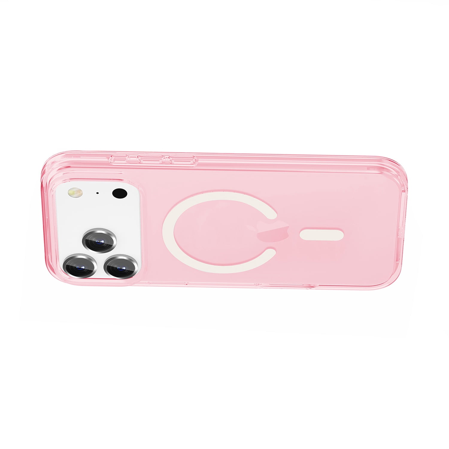 Transparent Color Case with Magsafe for iPhone 17 Pro Max - Pink