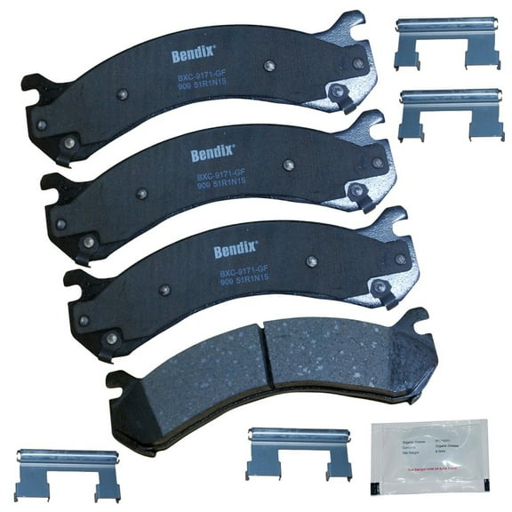 Disc Brake Pad Set Fits select: 2001-2010 CHEVROLET SILVERADO, 2001-2007 GMC NEW SIERRA