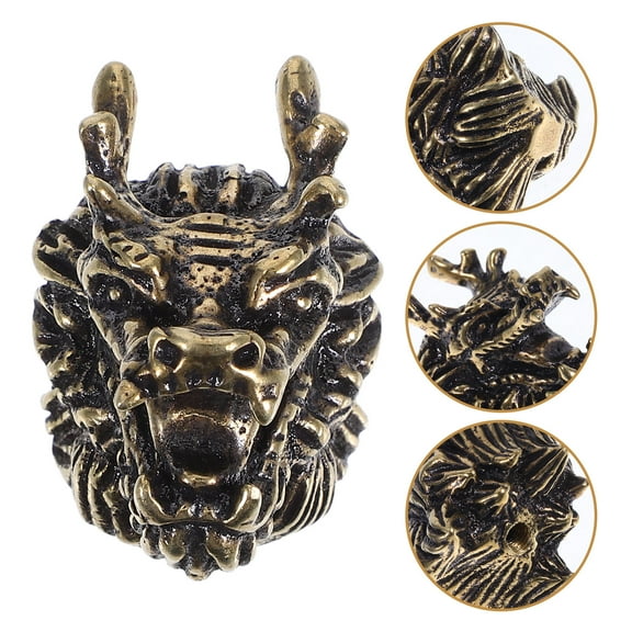 OFFIGAM Brass Cabinet Knob with Detailed Dragon Design for Home and Office Furniture, Easy to Install, Stylish Decor