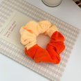 thumbnail image 3 of Coleteros coreanos para mujer, banda elástica para el pelo de Color Hit (naranja amarillo) Tmvgtek Para estrenar, 3 of 5