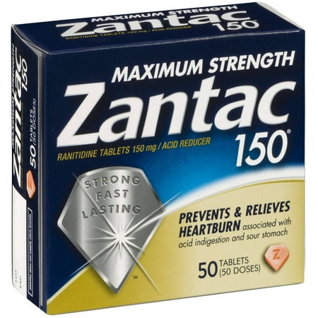 Zantac Zantac Maximum Strength, Tablets, 50 CT (Pack of 4)