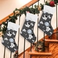 thumbnail image 7 of Coolnut Christmas Stockings 1PCS,Cute Funny Astronauts Big Xmas Stockings Gift Decorations and Party Supplies,Used for Fireplace Decoration Socks Christmas Tree Decoration, 7 of 7