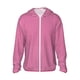 thumbnail image 1 of Fotbe Pink Gingham Chaqueta con Protección Solar UPF 50+ para Hombre y Mujer, Camisa con Capucha y Bolsillos-Medium, 1 of 7