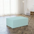 thumbnail image 3 of Abstract Foldable Mattress, Wide Stripes or Chevron, 74.8" x 39.4", Seafoam Pale Blue, by Ambesonne, 3 of 6