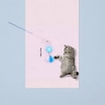 thumbnail image 3 of Interactive Cat Toy Flower Feather Wand Replacement with Bell, Boredom Relief for Indoor Cats, Teaser Wand Refill, Pet Play Supplies, Accessories, 3 of 3