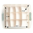 thumbnail image 5 of Open Box HOMZ 31 Qt Holiday Plastic Container w/ Latching Handles (4 Pack), 5 of 6