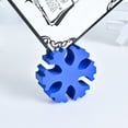 thumbnail image 2 of CuiLiyq Mini Christmas Snowflake Card Holders, 1.9" Xmas Wooden Table Number Holder, Winter Snowflake Sign Picture Name Photo Holder Stand, for Christmas Decoration Party Favors (Blue), 2 of 3