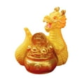 thumbnail image 3 of Tongina Mini Dragon Statue Miniature Figurine Chinese New Year Decor Office Car Dashboard Decor Party Desktop Animal Figure Sculpture 3.9cmx4cm, 3 of 8