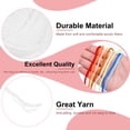 thumbnail image 3 of Uxcell 3Pcs Crocheting Yarn, 1.8mm White 5 Ply Acrylic Yarn 75 g Sport Weight Yarns Bulk Soft and Fluffy Yarns for Knitting DIY Crochet Handicraft Blankets Gift,164 Yards Total, 3 of 7