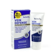 TriDerma Vein Defense Healthy Cream Helps Improve the look of Spider Veins and Under Eye Dark Circles 2.2 Ounces