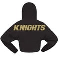 thumbnail image 3 of Women's Spirit Jersey Black UCF Knights Oversized Cropped Pullover Hoodie, 3 of 3