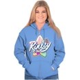 thumbnail image 3 of XOMG POP Kinley Sweet and Salty Zip Hoodie Sweatshirt Women Brisco Brands L, 3 of 5