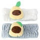 thumbnail image 1 of 2 diademas elásticas con diseño de aguacate para maquillaje, cómodas y prácticas para el cabello (blanco y gris), 1 of 8