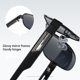 thumbnail image 3 of Jumpingount Gafas de sol para hombre, gafas de sol Vintage a prueba de viento, gafas de ciclismo, accesorios, gafas para viajes al aire libre, Camping, Cadenas y cordones para anteojos Gris-plata Jumpingount AP015767-02, 3 of 6
