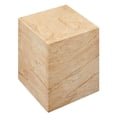 thumbnail image 6 of Jordana Square Plinth Indoor - Outdoor Patio Concrete Side Table in Travertine, 6 of 10