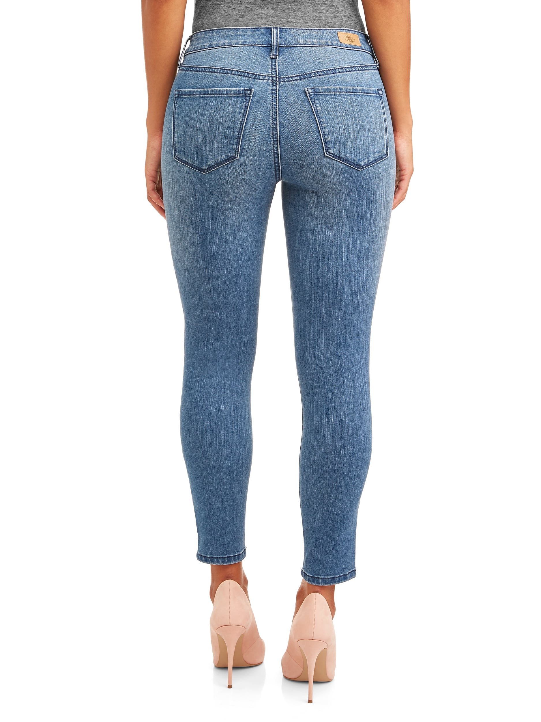 Sofia Vergara Jeans Women's Size 6 Senna Wash Side Lace Skinny Ankle --H4