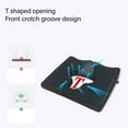 thumbnail image 4 of Coccyx Seat Cushion Black T Shape Opening Foam Cushion Washable Triangular Inclined Plane Gel Memory Foam Seat Detachable Gel Pillow Seat Cushion For Elderly Wheelchair Bedridden, 4 of 8