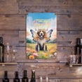 thumbnail image 3 of Welcome Spring Fairy Wirehaired Pointing Griffon in Flower Meadow Vertical Metal Aluminum Sign Dog Lover Wall Art Home Decor - 13002, 3 of 5
