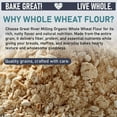 thumbnail image 3 of Great River Organic Milling Organic Whole Wheat Flour  Unbleached & Unbromated  High Protein & Fiber  Non-GMO, Kosher  Perfect for Sourdough, Bread, Rolls & Baking  5 Lb, 3 of 9