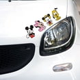 thumbnail image 1 of Disney Mickey Minnie Mouse Car Sticker Cartoon Auto Body Rearview Mirror Window Car Tail Sticker Covering Up Scratches Decals, 1 of 1