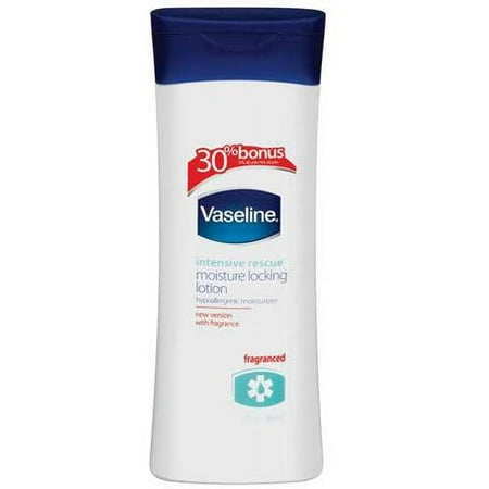 Vaseline Intensive Rescue, Soothing Moisture Lotion, Chamomile, 13 fl oz pack of 3