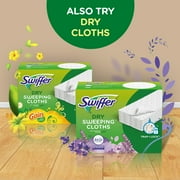 Swiffer Sweep + Mop, Wet Pads Refill, Floor Cleaner, Cleaning Cloths, Lavender, 24 Count