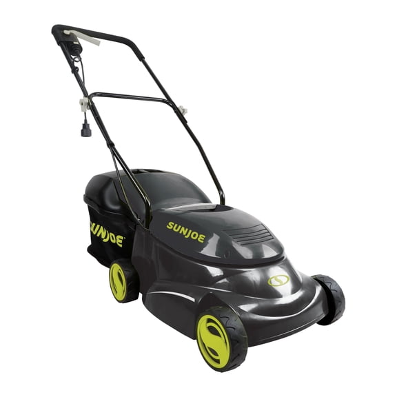 (Open Box) Sun Joe Cordless Lawn Mower, 28V, 14", 10.6 Gal Detachable Collection Bag, MJ401C-XR-RED
