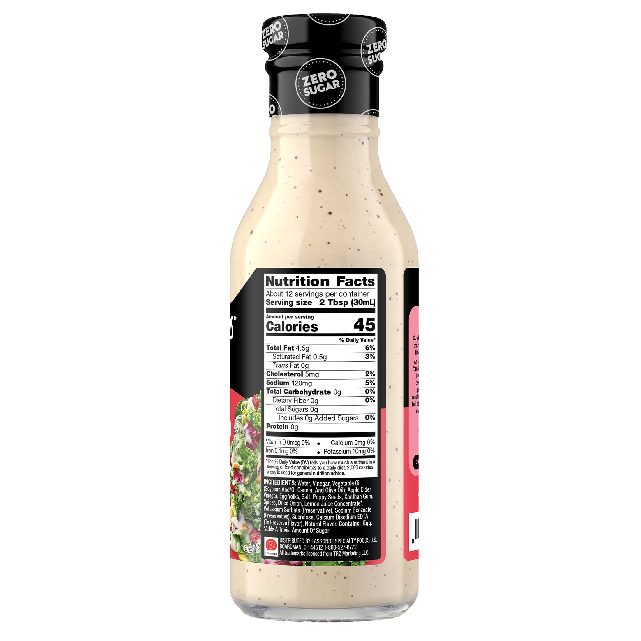 (3 pack) G Hughes Zero Sugar Poppyseed Salad Dressing