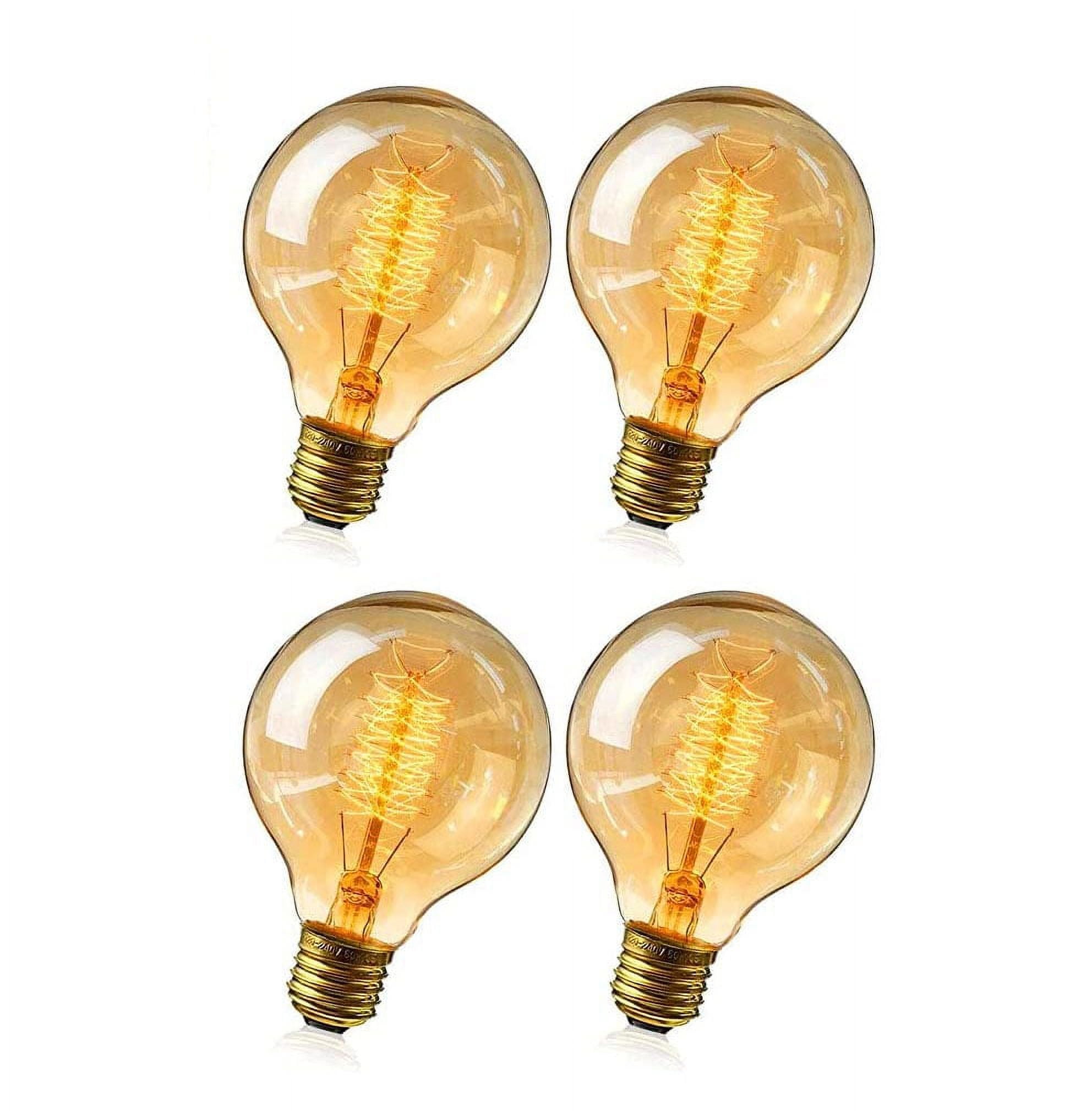 Salt Lamp Night Lights LED Small Light Bulb Vintage 10W Equivalent Light Bulb Ultra White Warm