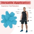 thumbnail image 4 of Unique Bargains Silicone Massage Ball for Trigger Point Pain Release Foot Acupoint Trigger Myofascial Massager Blue, 4 of 7