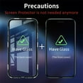 thumbnail image 2 of BRENDA 360° Front+Back Clear Tempered Glass Metal Magnetic Case Cover For iPhone 13 Pro Max (Black), 2 of 8