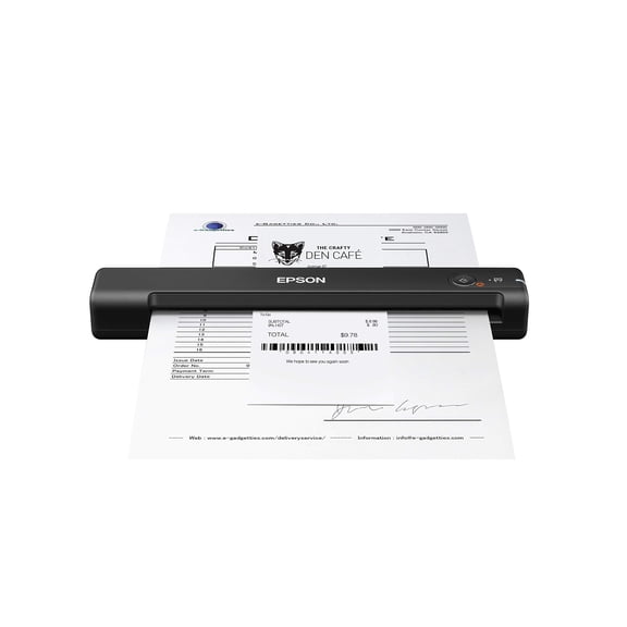 Escáner de recibos móvil Epson Workforce ES-55R con software
