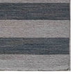 thumbnail image 4 of Rugsotic Carpets Hand Woven Flat Weave Kilim Wool Eco-Friendly 9'x12' Area Rugs Rectangle Cream Silver Contemporary Modern Design Low Pile Indoor Handmade Rug for Living Room, Bedroom D00107, 4 of 5