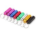 thumbnail image 4 of DEALPEAK Boîte à Pilules Mini Colorée Portable Étanche Porte-Clés Médicaments d'Urgence Boîte Scellée pour Pilules pour Extérieur Bureau Voyage Camping (Rose), 4 of 4