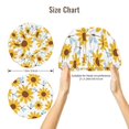 thumbnail image 5 of Yiaed Sunflowers Print Satin Bonnet Silk Bonnet Hair Bonnet for Sleeping Hair Bonnets, 5 of 6