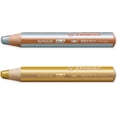 thumbnail image 1 of Multi-Talented Pencil - STABILO Woody 3-in-1 - Pack of 2 Pencils - Gold and Silver, 1 of 5