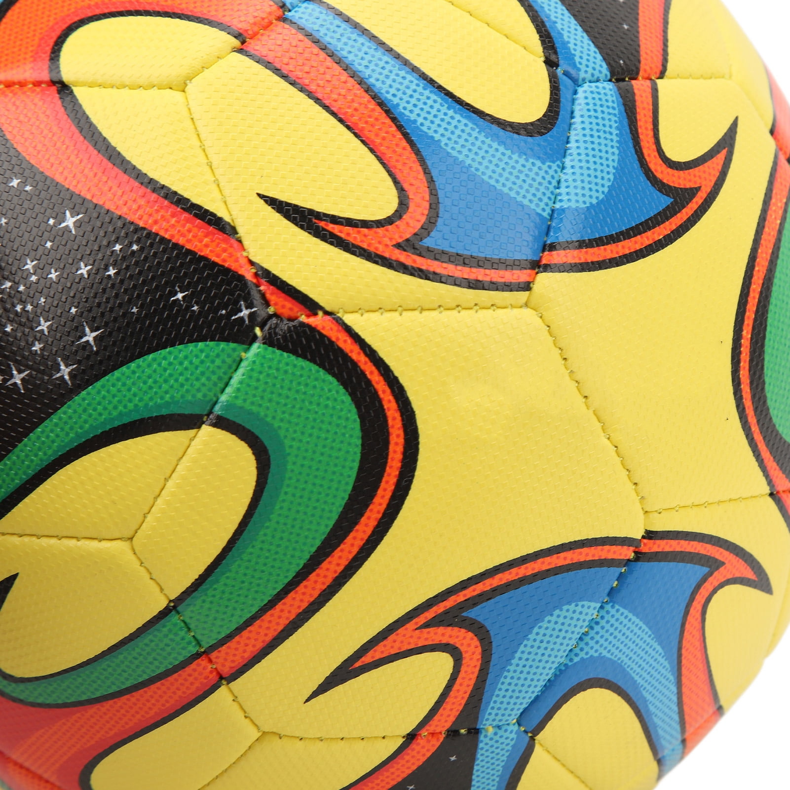 LAZIOEGR Size 5 Soft Waterproof PU Leather Soccer Ball for Adults Students Training Match Yellow (8.66 in / 22 cm) [cite: 15]