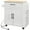 White, variant on HOMCOM Kitchen Island with Storage and Power Outlets, Rolling Kitchen Cart