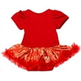 thumbnail image 4 of Maxcozy Toddler Baby Girls Christmas Deer Outfit Romper Tutu Skirt+ Headband +Leg Warmer +Shoes Set 0-3 Months, 4 of 11
